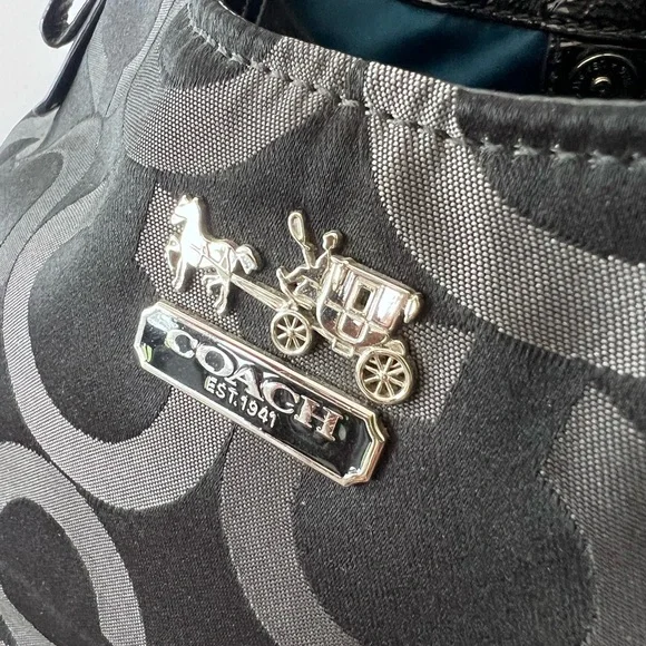 COACH Madison Collection OP Art Signature Maggie Tote - Picture 4 of 4